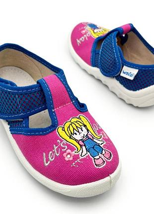 Тапочки детские для девочки waldi
