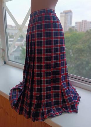 Шерстяная юбка плиссе4 фото