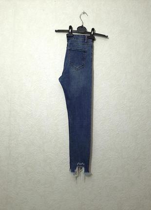 Lovest турецкие джинсы бойфренды синие зауженные слимы denim женские высокая посадка р28 44-468 фото