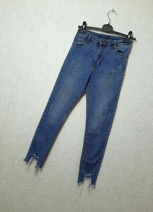 Lovest турецкие джинсы бойфренды синие зауженные слимы denim женские высокая посадка р28 44-461 фото