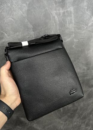 Чоловіча сумка на через плече лакоста барсетка lacoste