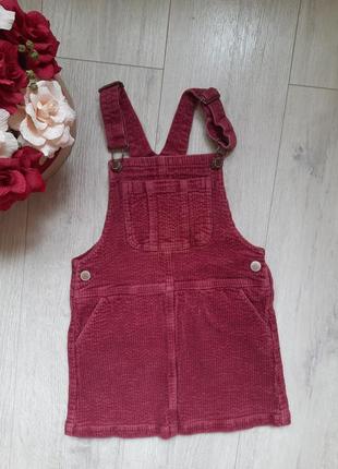 Вельветовий сарафан next 6 років дівчинка