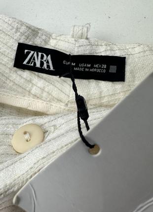 Актуальная брюки палаццо zara (коттон)4 фото