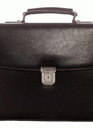 Мужской портфель katana франция из кожи, коричневый k63041-22 фото