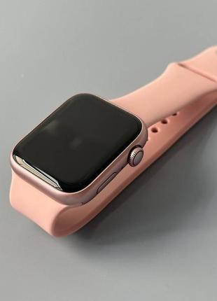 Cмарт часы smart watch gs8 pro max 45mm с украинским языком и функцией звонка розовый10 фото