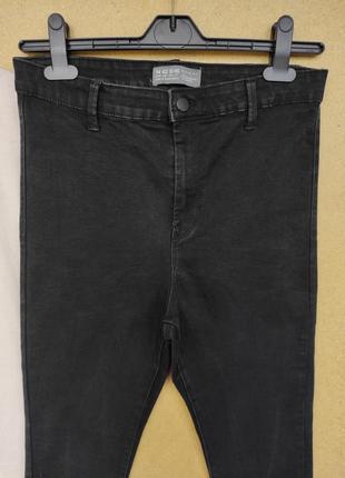 Базовые черные джинсы скини высокая посадка denim co6 фото