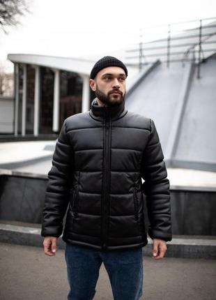 Куртка на осень. экокожа, s-2xl