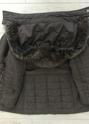 Оливковая куртка / пальто jasper conran з капюшоном, размер 38 / м / 46 / 10, осень / зима7 фото