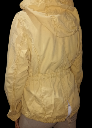 Hollister куртка парка з капюшоном жовта4 фото