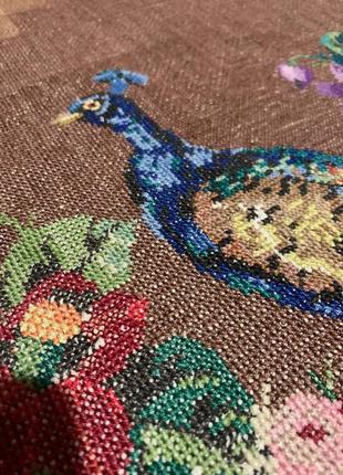 Ковер гобелен вышитый крестиком ручная работа