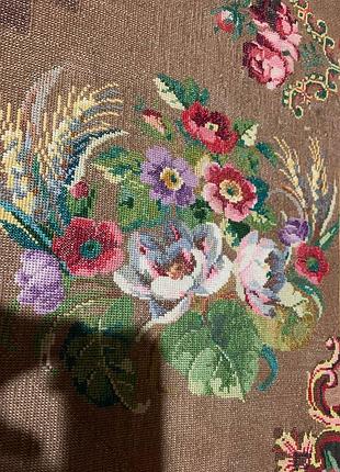 Ковер гобелен вышитый крестиком ручная работа
