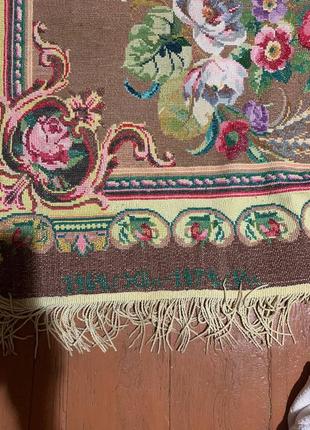 Ковер гобелен вышитый крестиком ручная работа