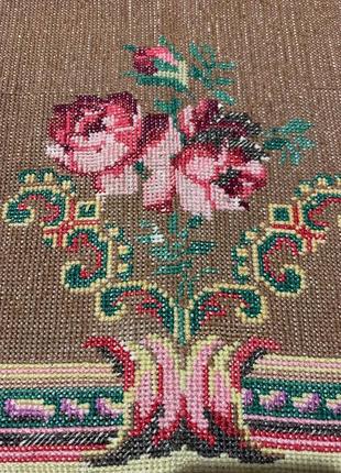 Ковер гобелен вышитый крестиком ручная работа