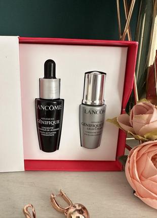 Шикарный набор lancôme génifique lancome genifique сыворотка 10ml + 5ml3 фото