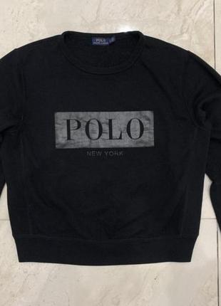 Джемпер свитер свитшот polo ralph lauren черный5 фото