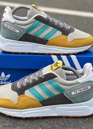 Стильные ядовые кроссовки adidas zx 750 new2 фото