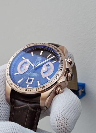 Швейцарський годинник tag heuer grand carrera calibre 17 rs gold4 фото