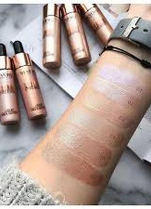 Рідкий кремовий хайлайтер revers cosmetics lumi strobing, в наявності відтінки2 фото