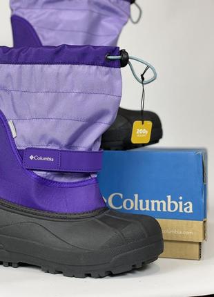 Детские зимние теплые сапоги columbia powderbug 34 размер