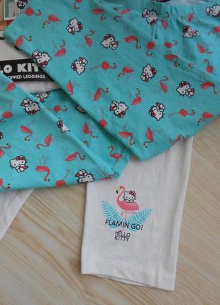 2 шт. нові лосини hello kitty німеччина, р. 110-116см.2 фото