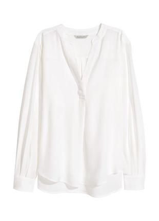 Блуза из натурального шелка h&amp;m premium