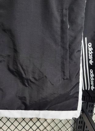 Ветровка adidas спортивная черная куртка адидас мужская женская унисекс анорак бомбер5 фото