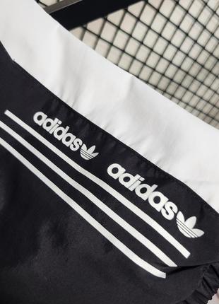 Ветровка adidas спортивная черная куртка адидас мужская женская унисекс анорак бомбер8 фото