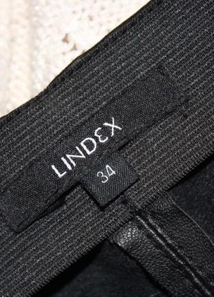 Шкіряні штани хс lindex 34 розмір кожзам10 фото