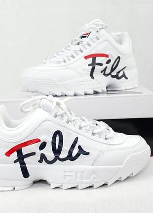 Fila disruptor 2 ii script (оригінал!) жіночі кросівки жіночі філа1 фото