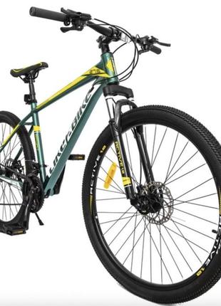Велосипед дорослий like2bike active 27,5", зелений