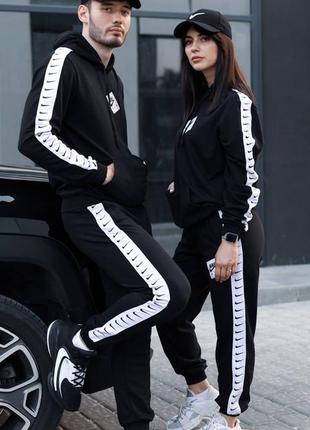 Парный спортивный костюм nike lampas black❤ціна за 2 шт✅3 фото