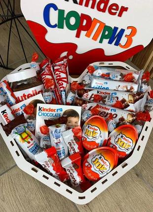 Подарочный бокс kinder из сладостей sweet_box_cv_2 фото