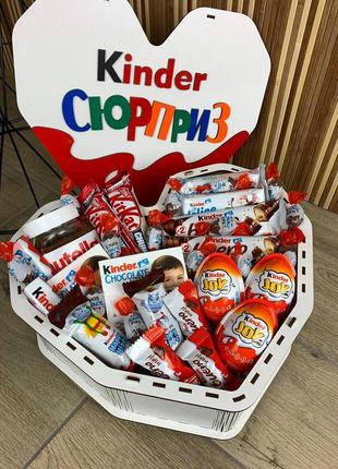 Подарочный бокс kinder из сладостей sweet_box_cv_1 фото