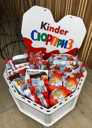 Подарочный бокс kinder из сладостей sweet_box_cv_6 фото