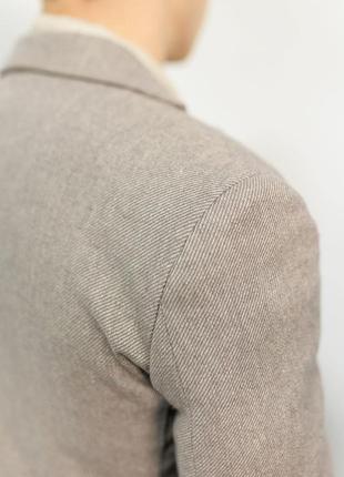 Лляний піджак vil'ni самарінда сірий діагональ8 фото