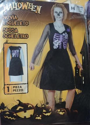 Платье halloween s. m. l. скелет скелетик карнавальный костюм хэллоуин хэлоуин хеллоуин хелоуин хелловин хеловин6 фото