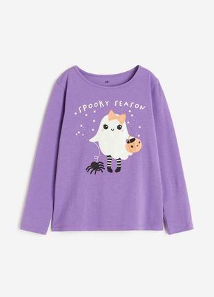 Реглан лонгслив h&m на девочку 4-6-8 лет 110/116 122/128 см кофта hm1 фото