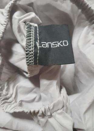 Lansko легкая рубашка под резинку с ремнями в рукавах6 фото