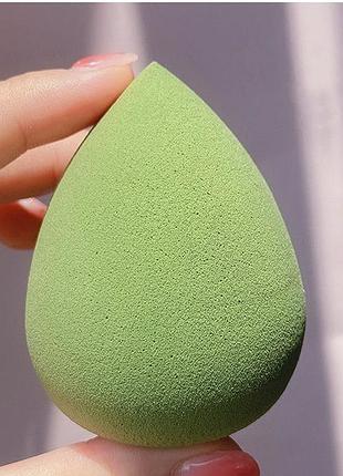 Спонж яйце для макіяжу набір 3 шт у коробочці серце9 фото