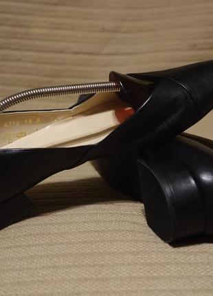 Красивые черные кожаные туфли д'орсе högl австрия 39 р.1 фото