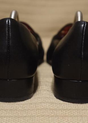 Красивые черные кожаные туфли д'орсе högl австрия 39 р.9 фото