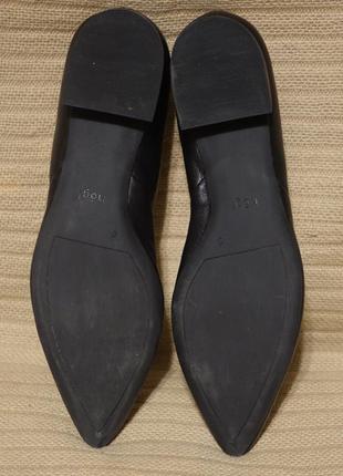Красивые черные кожаные туфли д'орсе högl австрия 39 р.10 фото