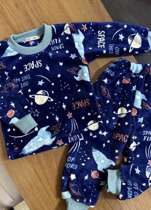 Пижама вельсофт космос
