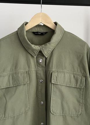 Плотная куртка -рубашка f&f2 фото