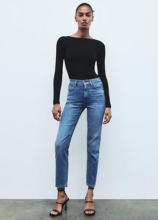 Джинси the slim cropped zara, колекція 2023 року, 38 розмір