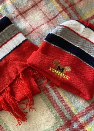 Набор двуйка шапка и шарф