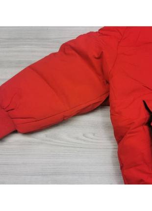 Пальто демісезонне червоне7 фото