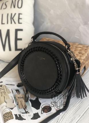 Сумка на довгій ручці cross-body сумочка трендова і стильна кроссбоди david jones4 фото