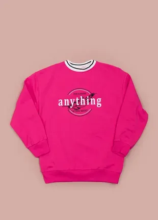 Світшот для дівчаток 0800-1 малиновий фуксія рожевий