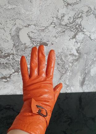 Яркие , стильные,  перчатки из натуральной кожи7 фото